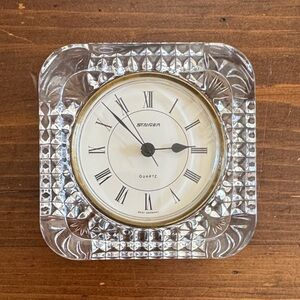 Vintage Staiger Crystal Quartz Desk Clock